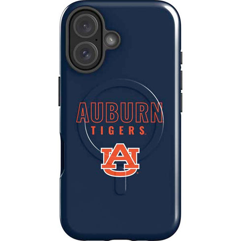 Auburn University Tigers Outline iPhone 16 Plus Magsafe Impact Case